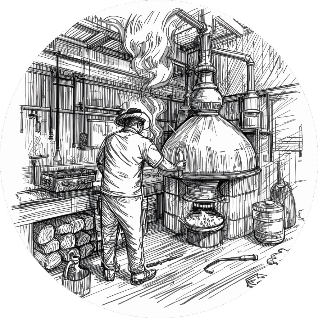 destilacion icono mezcal