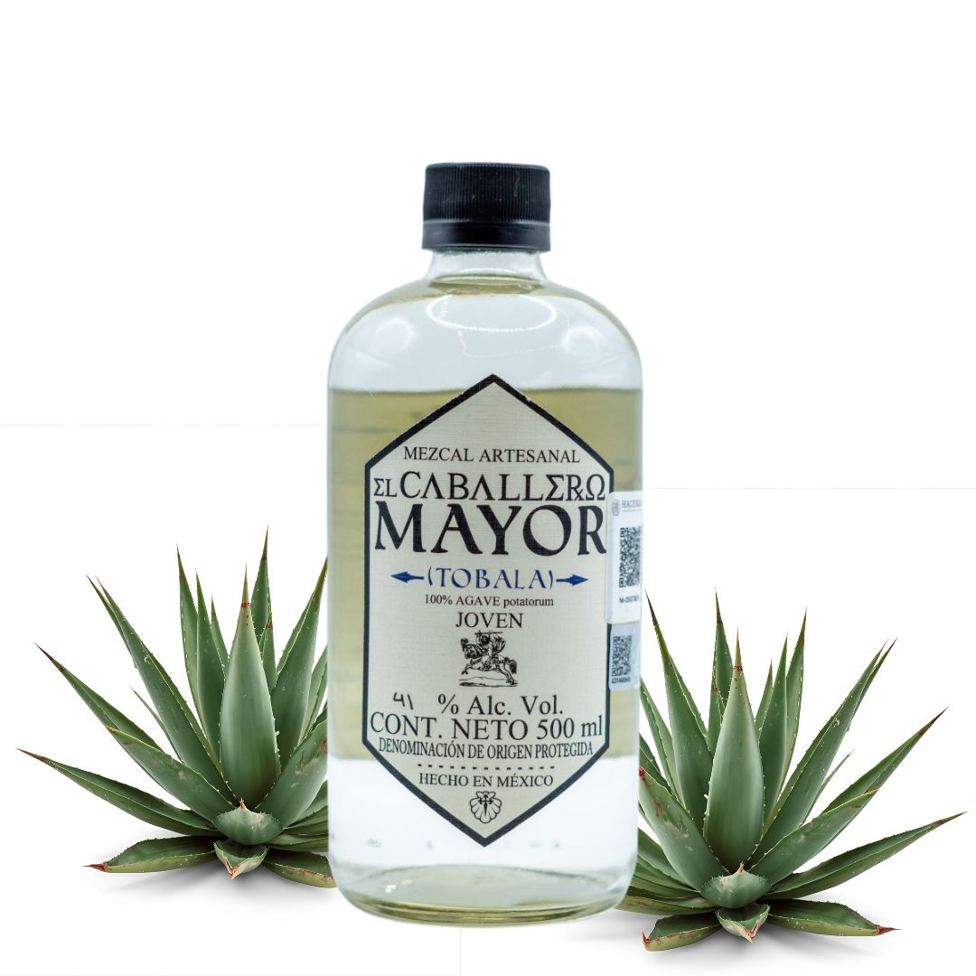 Mezcal "El Caballero Mayor" Tobalá 500 ml.