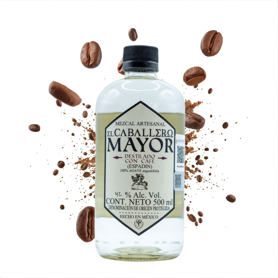 Mezcal "El Caballero Mayor" Café 500 ml.